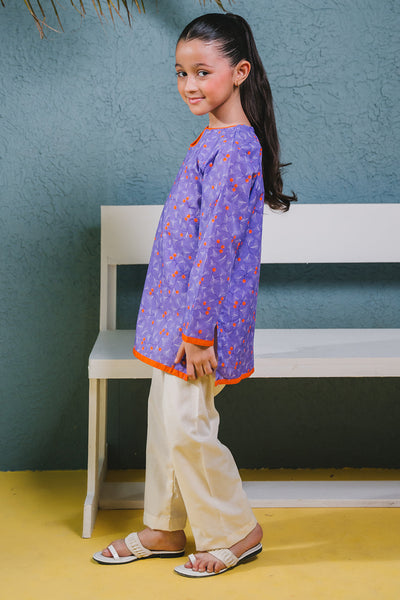Zellbury Girls | 1 Piece Cambric | Kurta - 1652 -  Zellbury Girls Essential Pret - Original Designer Dress - House of Maryam
