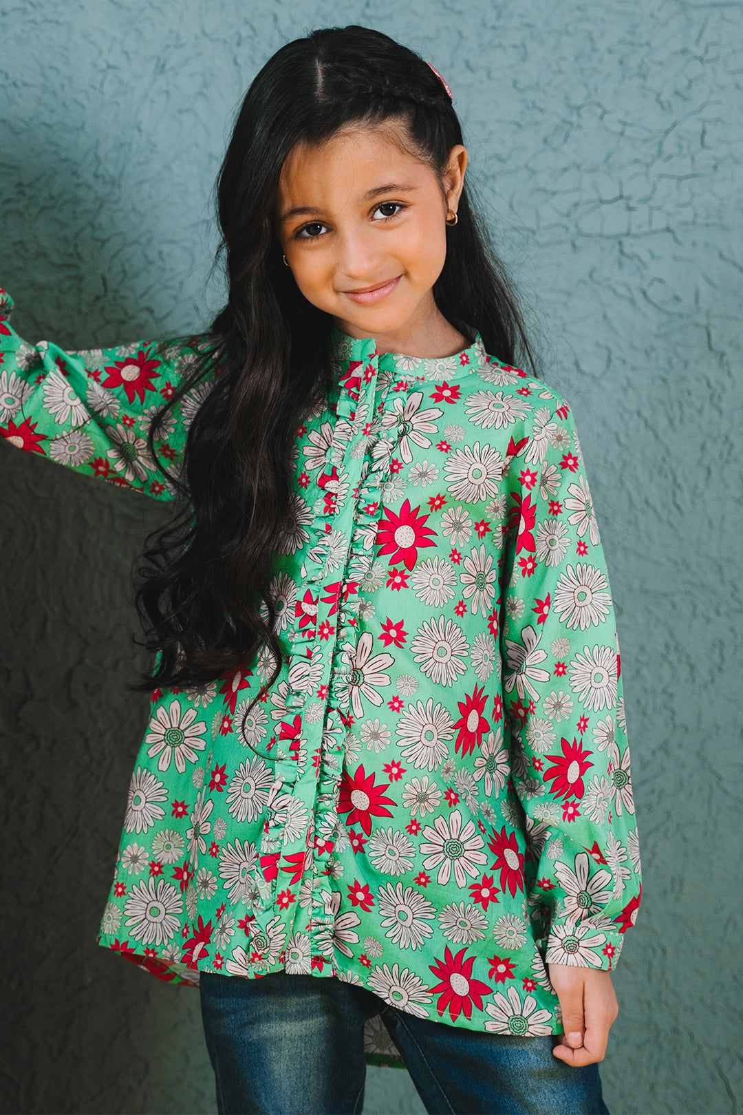 Zellbury Girls | 1 Piece Cambric | Kurta - 1653 -  Zellbury Girls Essential Pret - Original Designer Dress - House of Maryam