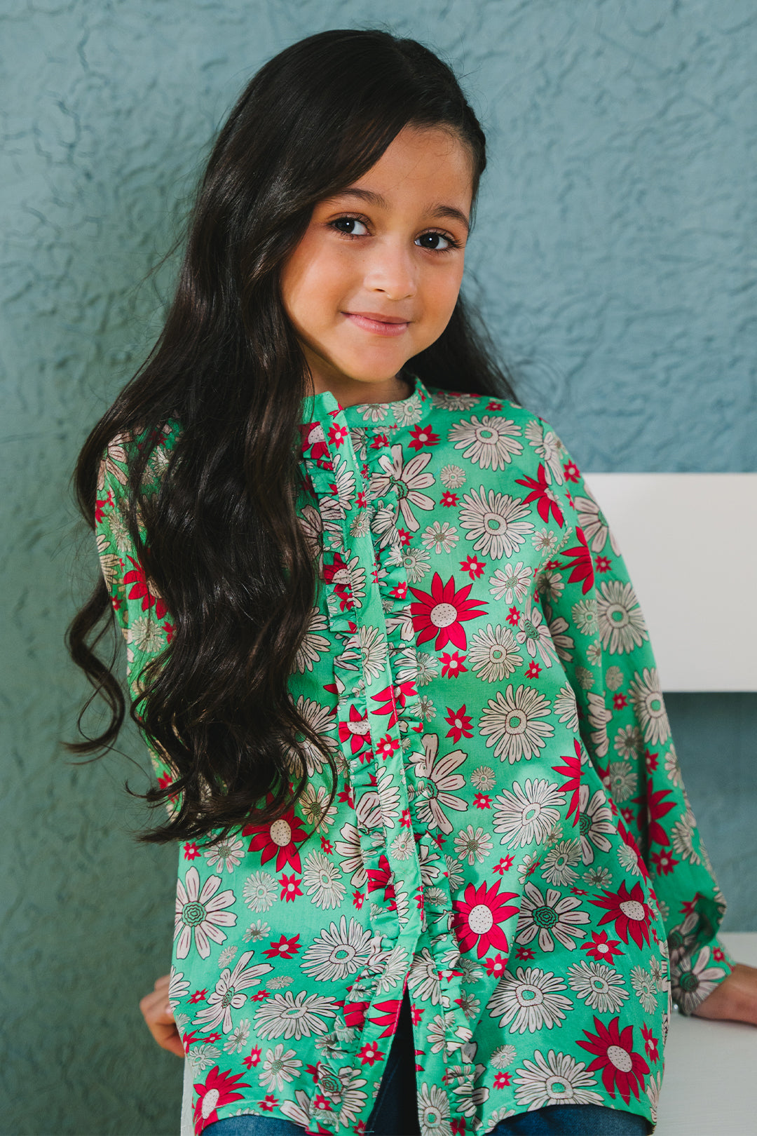 Zellbury Girls | 1 Piece Cambric | Kurta - 1653 -  Zellbury Girls Essential Pret - Original Designer Dress - House of Maryam