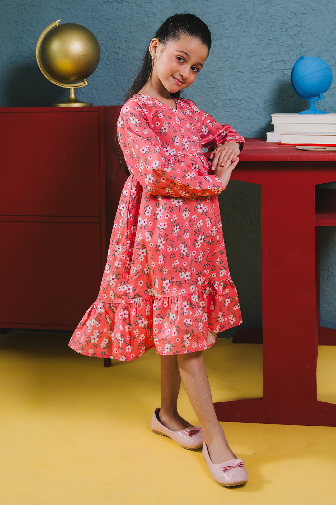 Zellbury Girls | 1 Piece Cambric | Kurta - 1656 -  Zellbury Girls Essential Pret - Original Designer Dress - House of Maryam