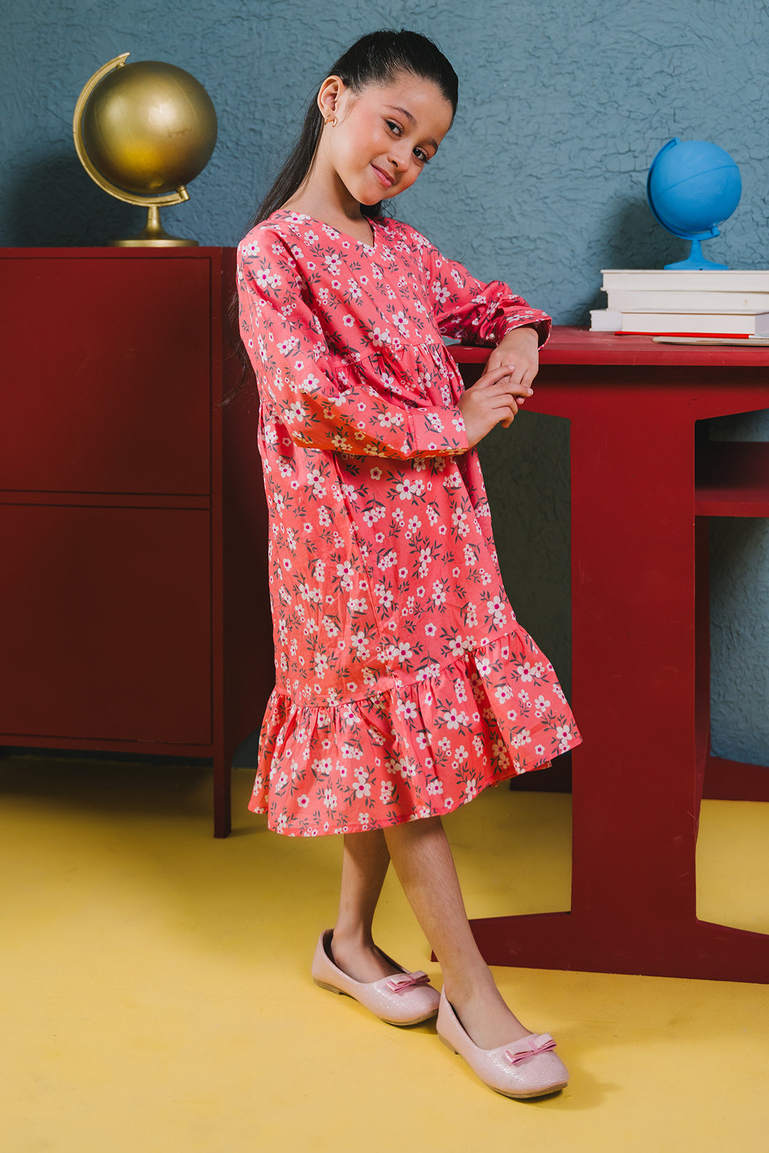 Zellbury Girls | 1 Piece Cambric | Kurta - 1656 -  Zellbury Girls Essential Pret - Original Designer Dress - House of Maryam
