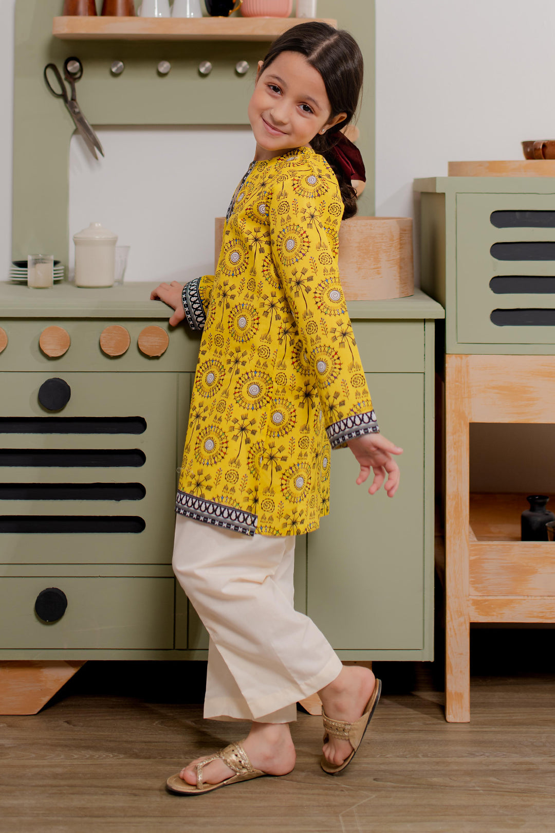 Zellbury Girls | 1 Piece Cambric | Kurta - 1685 -  Zellbury Girls Essential Pret - Original Designer Dress - House of Maryam