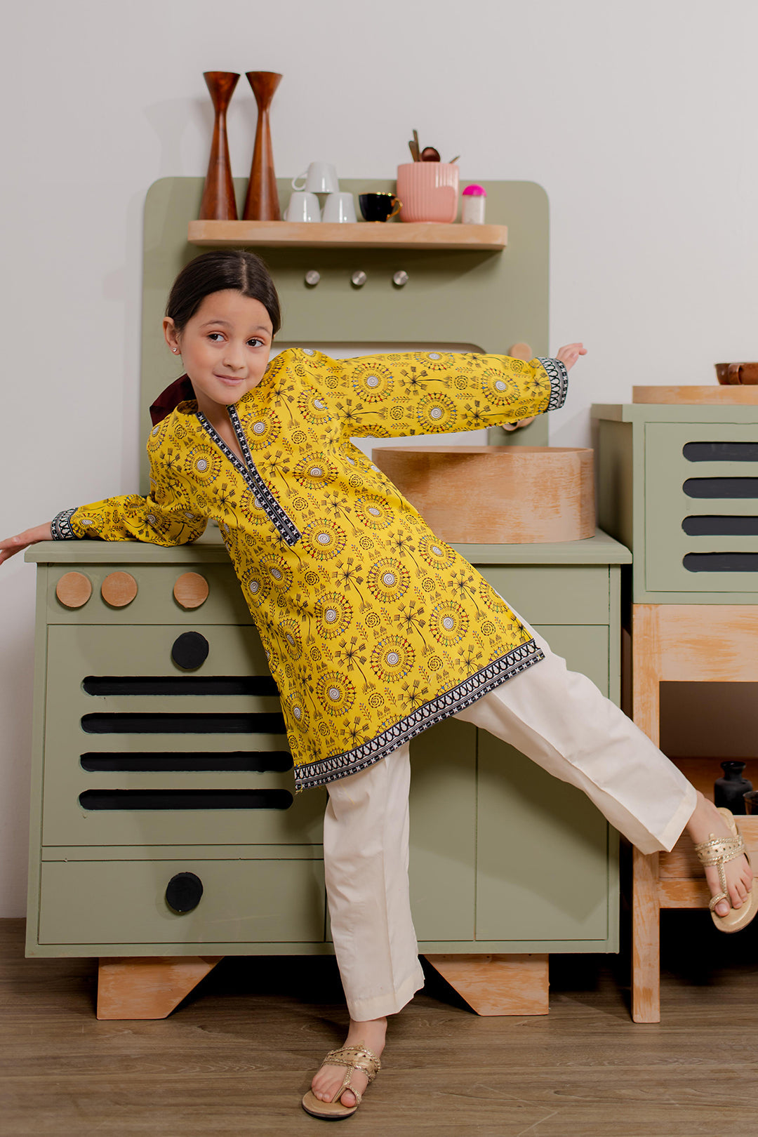Zellbury Girls | 1 Piece Cambric | Kurta - 1685 -  Zellbury Girls Essential Pret - Original Designer Dress - House of Maryam