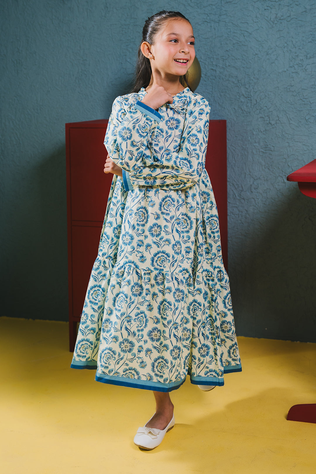 Zellbury Girls | 1 Piece Cambric | Kurta - 1687 -  Zellbury Girls Essential Pret - Original Designer Dress - House of Maryam