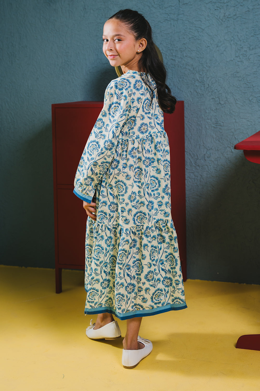 Zellbury Girls | 1 Piece Cambric | Kurta - 1687 -  Zellbury Girls Essential Pret - Original Designer Dress - House of Maryam