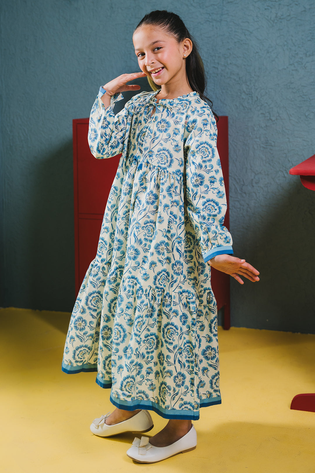 Zellbury Girls | 1 Piece Cambric | Kurta - 1687 -  Zellbury Girls Essential Pret - Original Designer Dress - House of Maryam