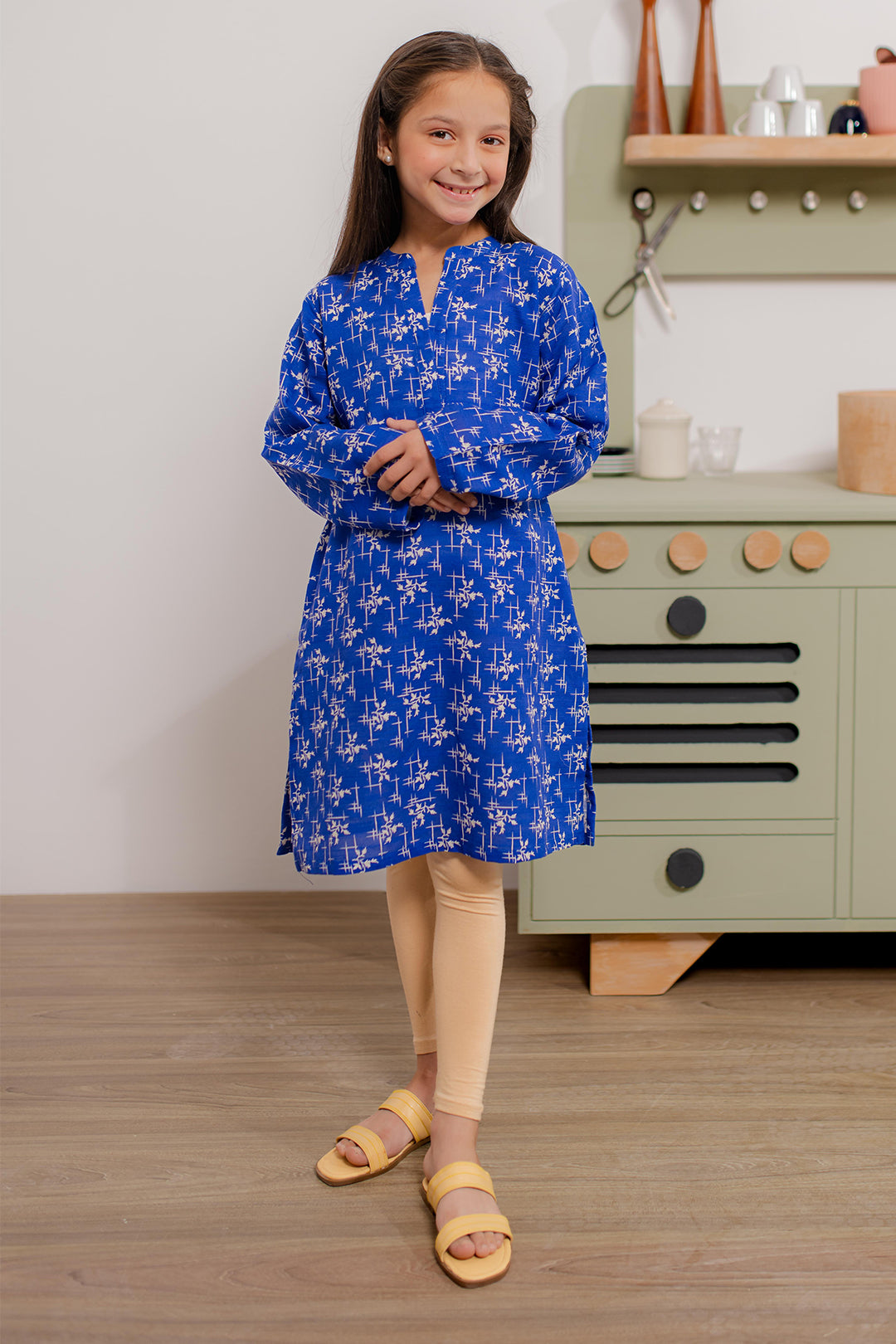 Zellbury Girls | 1 Piece Khaddar | Kurta - 1692 -  Zellbury Girls Essential Pret - Original Designer Dress - House of Maryam