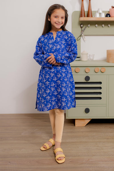 Zellbury Girls | 1 Piece Khaddar | Kurta - 1692 -  Zellbury Girls Essential Pret - Original Designer Dress - House of Maryam