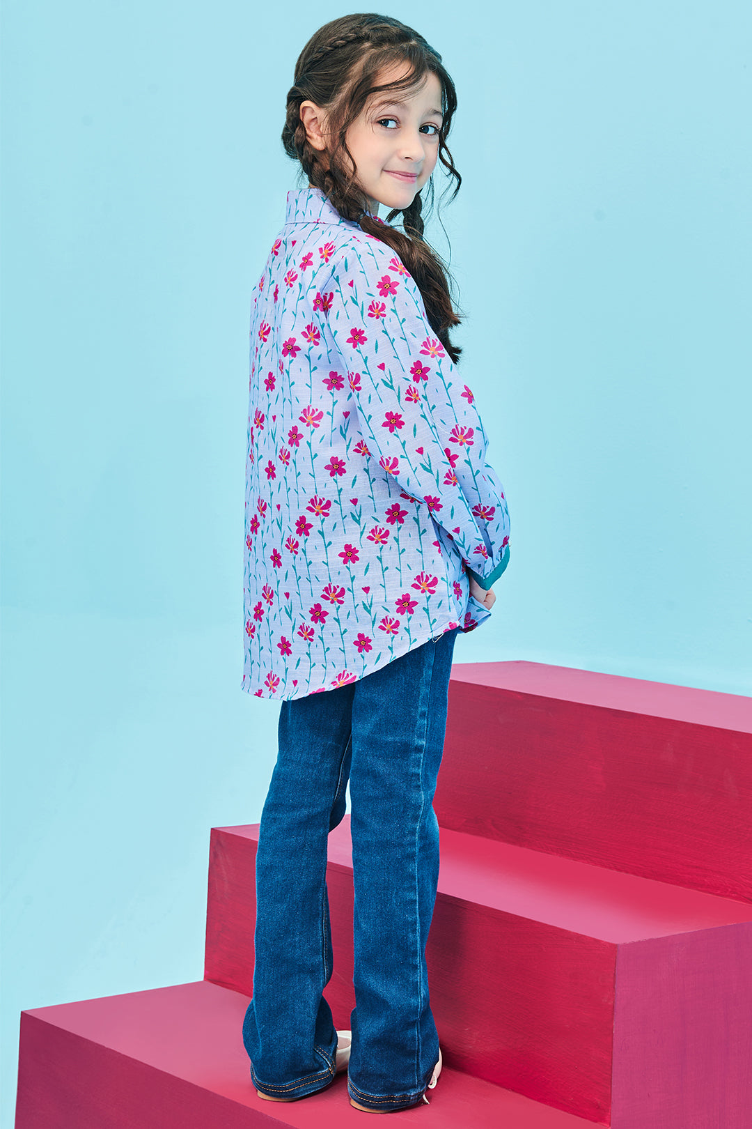 Zellbury Girls | 1 Piece Khaddar | Kurta - 1694 -  Zellbury Girls Essential Pret - Original Designer Dress - House of Maryam