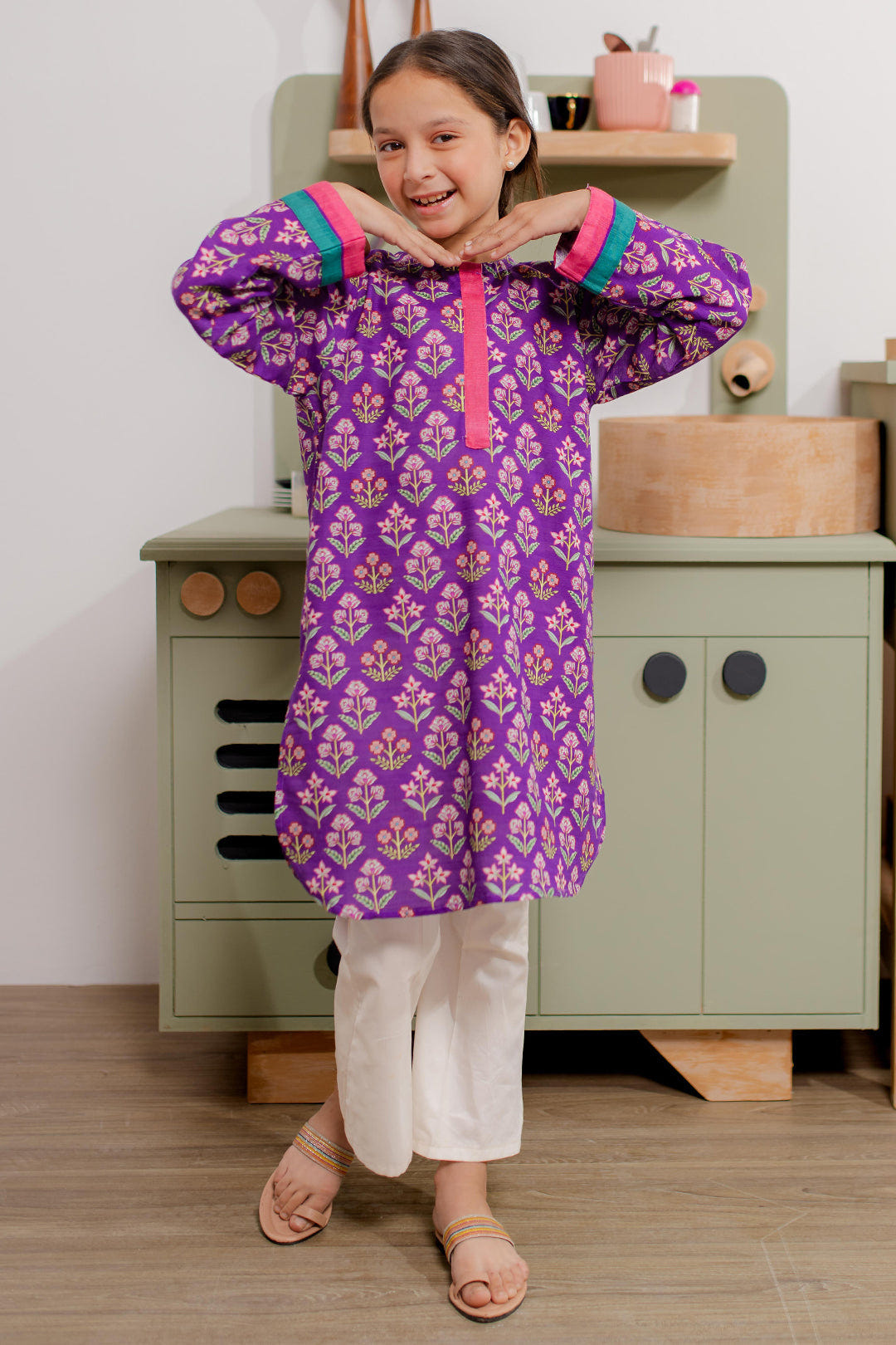 Zellbury Girls | 1 Piece Khaddar | Kurta - 1699 -  Zellbury Girls Essential Pret - Original Designer Dress - House of Maryam