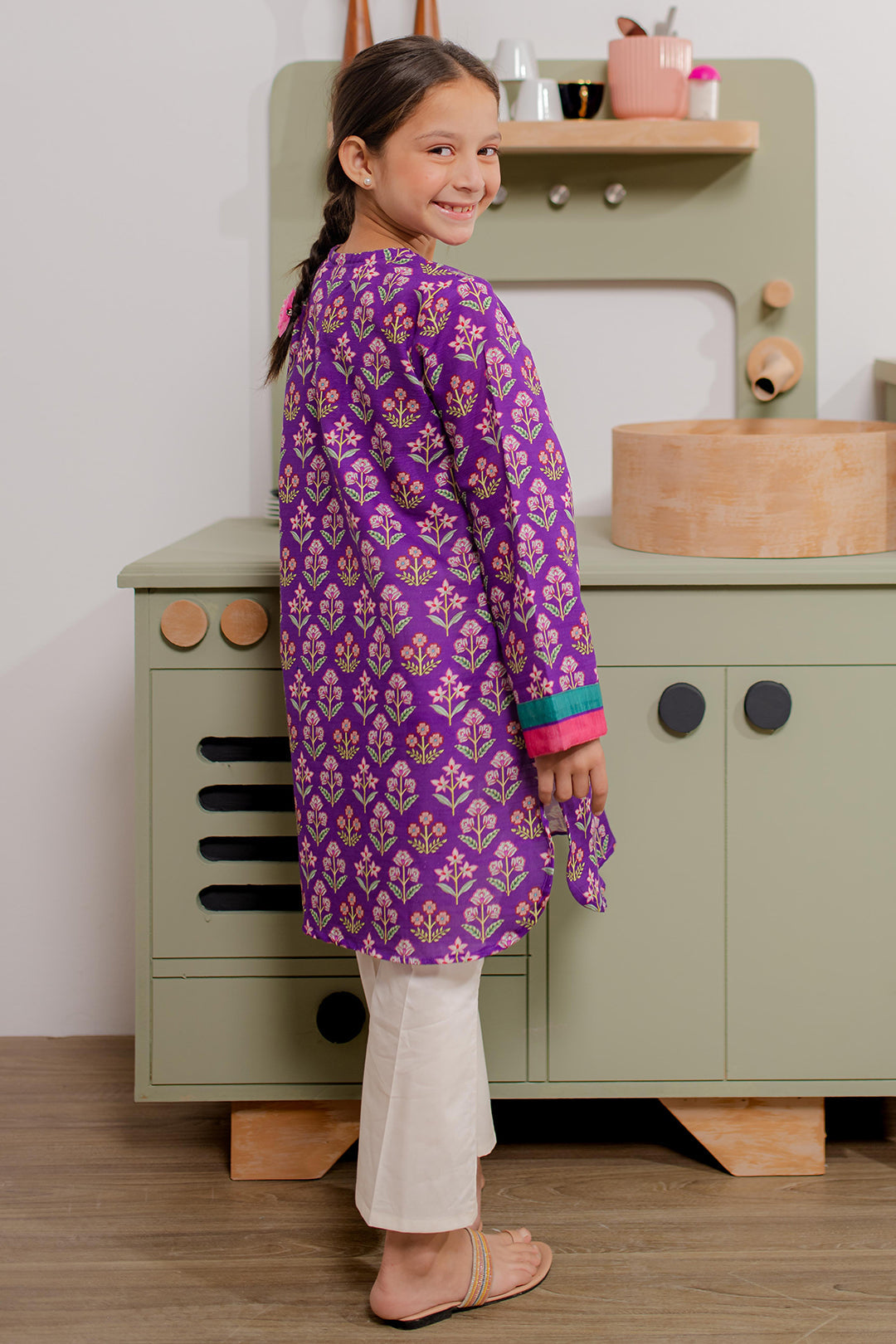 Zellbury Girls | 1 Piece Khaddar | Kurta - 1699 -  Zellbury Girls Essential Pret - Original Designer Dress - House of Maryam