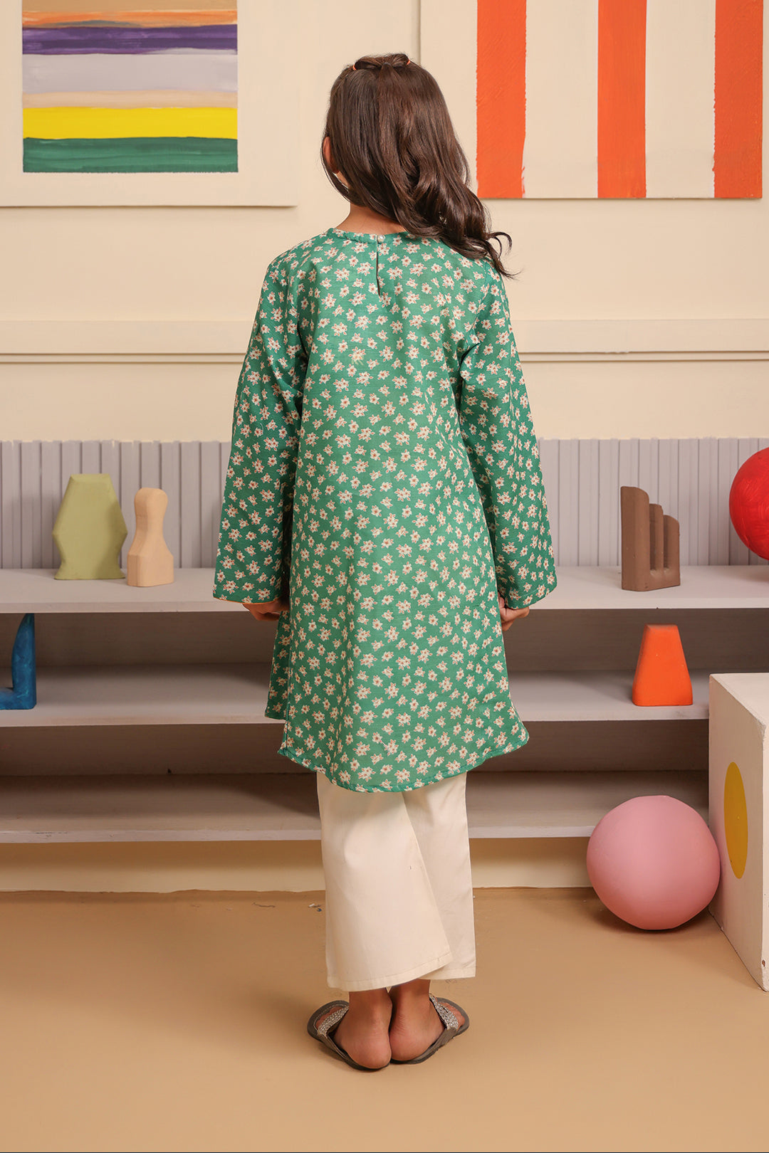Zellbury Girls | 1 Piece Viscose | Embroidered Kurta - 1701 -  Zellbury Girls Essential Pret - Original Designer Dress - House of Maryam