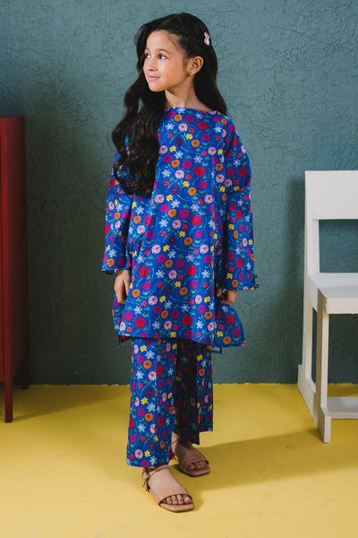 Zellbury Girls | 2 Piece Cambric | Kurta Trouser - 2660 -  Zellbury Girls Essential Pret - Original Designer Dress - House of Maryam