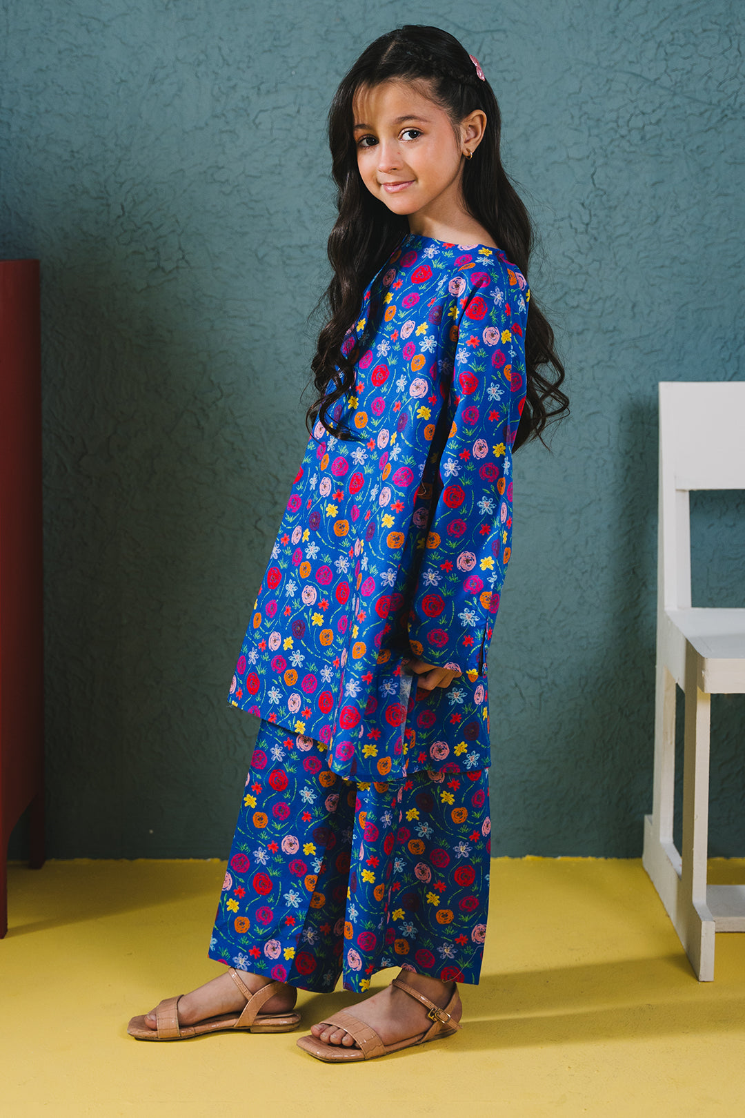 Zellbury Girls | 2 Piece Cambric | Kurta Trouser - 2660 -  Zellbury Girls Essential Pret - Original Designer Dress - House of Maryam