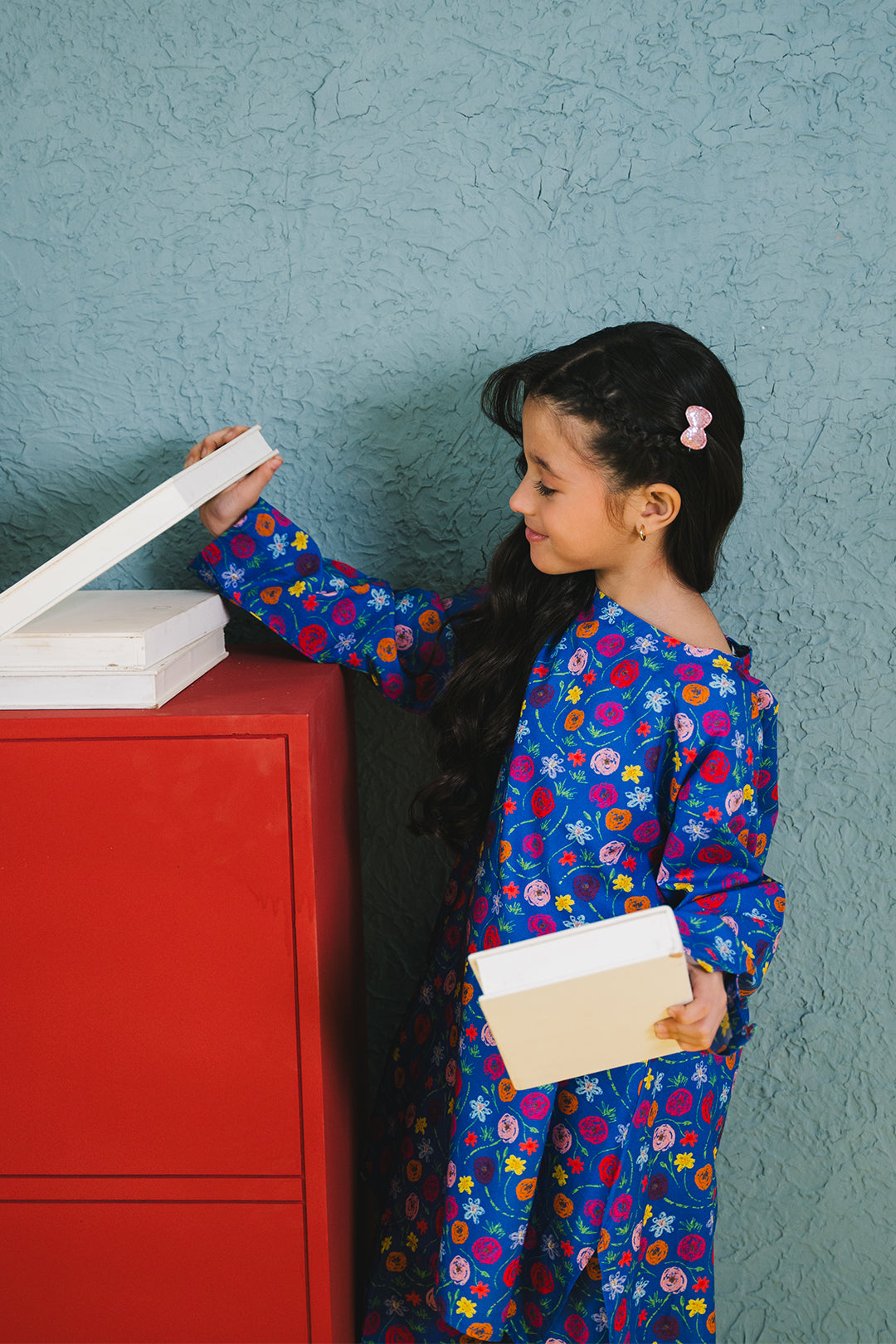 Zellbury Girls | 2 Piece Cambric | Kurta Trouser - 2660 -  Zellbury Girls Essential Pret - Original Designer Dress - House of Maryam