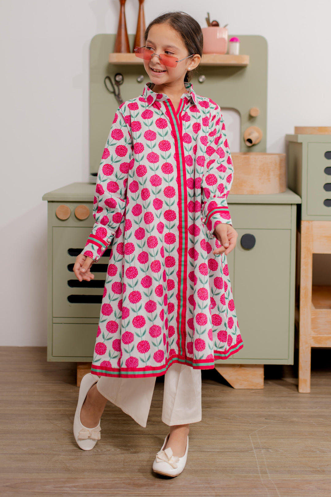 Zellbury Girls | 1 Piece Cambric | Kurta - 2667 -  Zellbury Girls Essential Pret - Original Designer Dress - House of Maryam