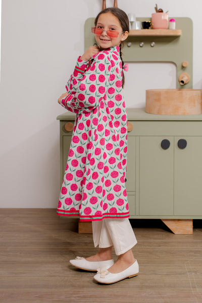 Zellbury Girls | 1 Piece Cambric | Kurta - 2667 -  Zellbury Girls Essential Pret - Original Designer Dress - House of Maryam