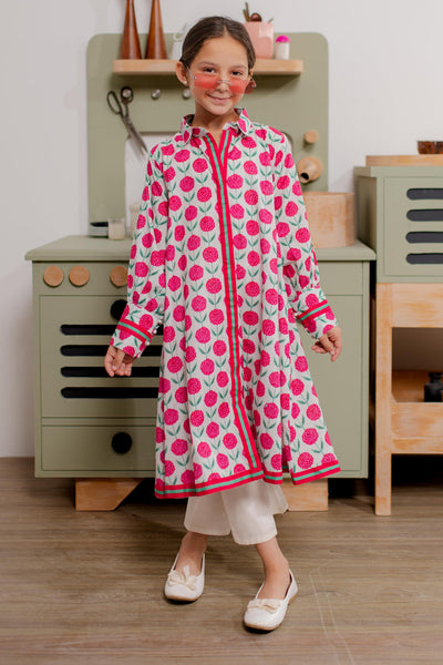 Zellbury Girls | 1 Piece Cambric | Kurta - 2667 -  Zellbury Girls Essential Pret - Original Designer Dress - House of Maryam