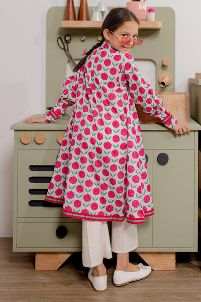 Zellbury Girls | 1 Piece Cambric | Kurta - 2667 -  Zellbury Girls Essential Pret - Original Designer Dress - House of Maryam