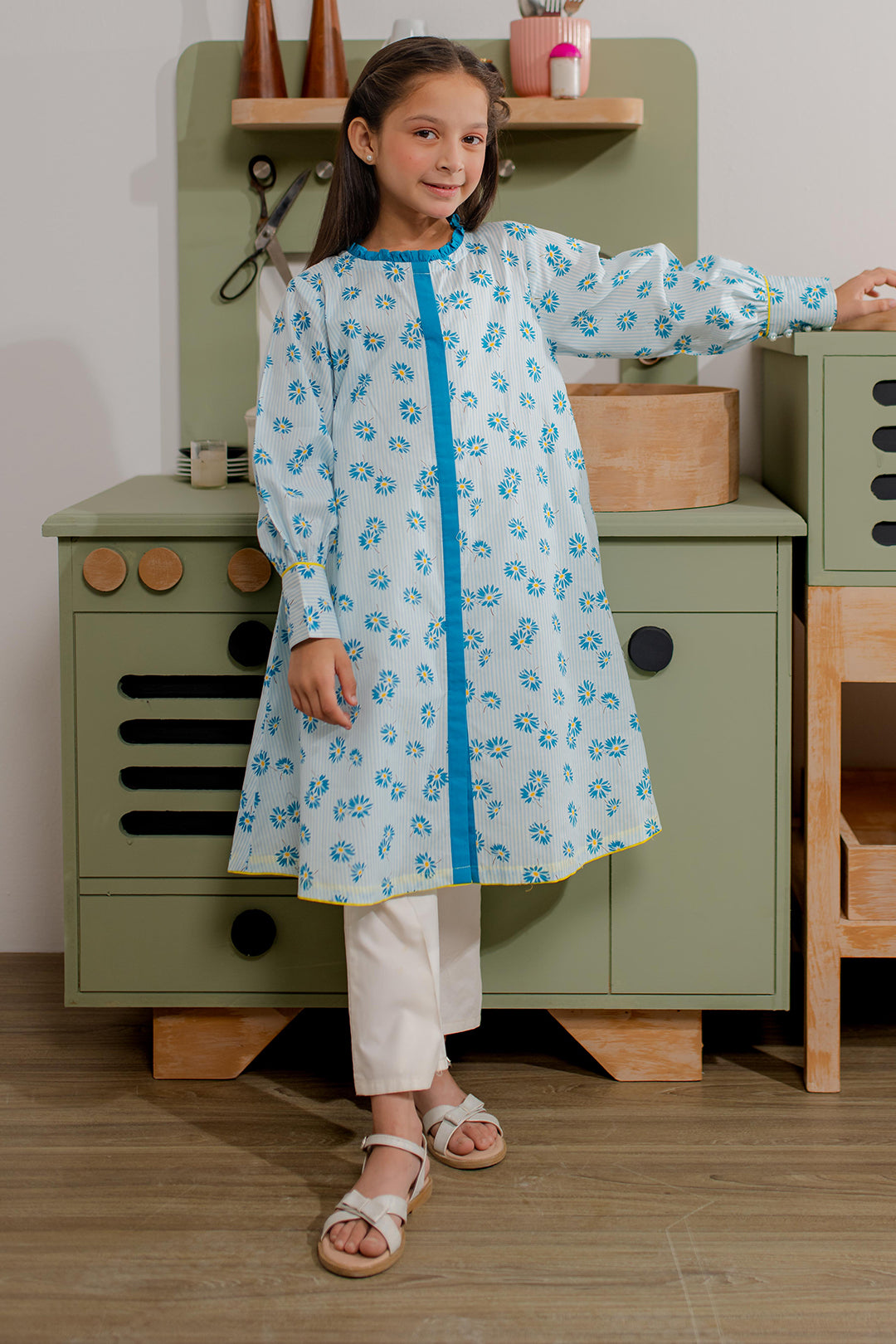 Zellbury Girls | 1 Piece Cambric | Kurta - 2677 -  Zellbury Girls Essential Pret - Original Designer Dress - House of Maryam