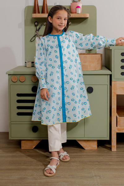 Zellbury Girls | 1 Piece Cambric | Kurta - 2677 -  Zellbury Girls Essential Pret - Original Designer Dress - House of Maryam