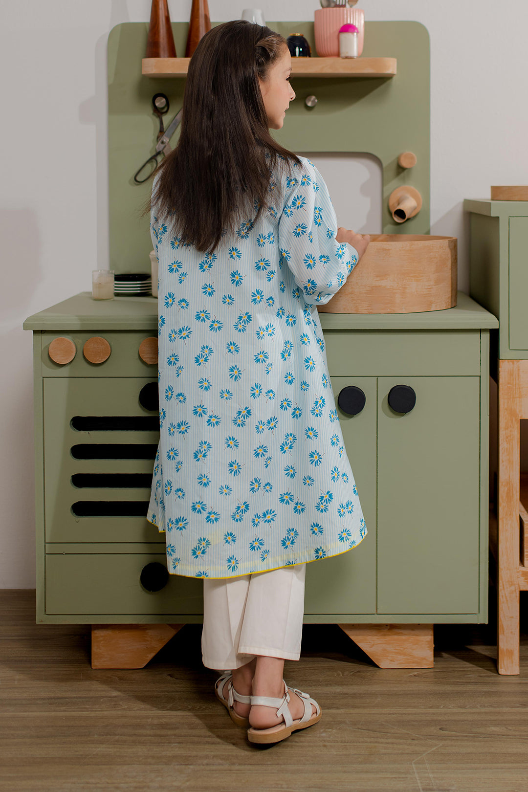 Zellbury Girls | 1 Piece Cambric | Kurta - 2677 -  Zellbury Girls Essential Pret - Original Designer Dress - House of Maryam