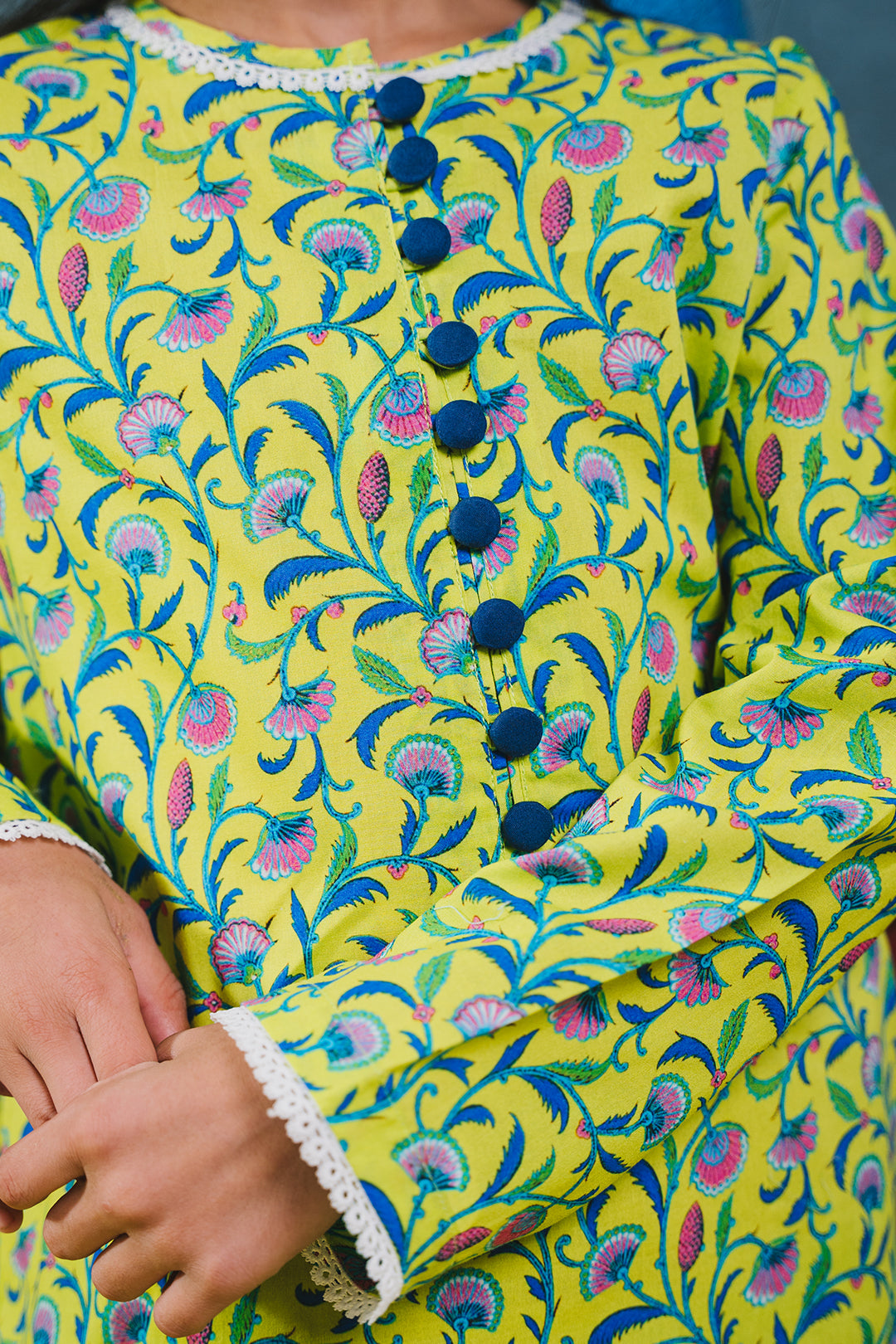 Zellbury Girls | 2 Piece Cambric | Kurta Trouser - 2679 -  Zellbury Girls Essential Pret - Original Designer Dress - House of Maryam