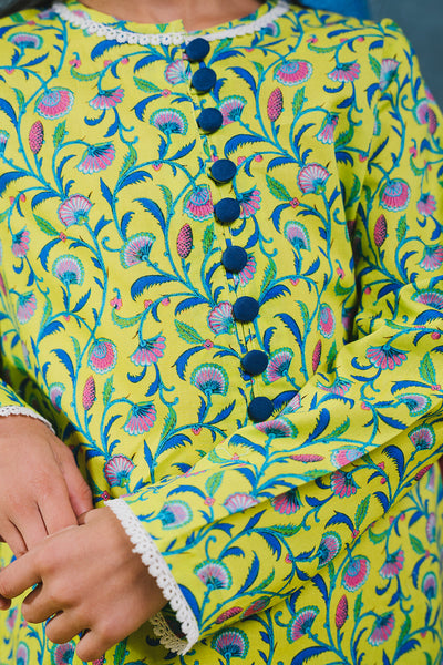 Zellbury Girls | 2 Piece Cambric | Kurta Trouser - 2679 -  Zellbury Girls Essential Pret - Original Designer Dress - House of Maryam