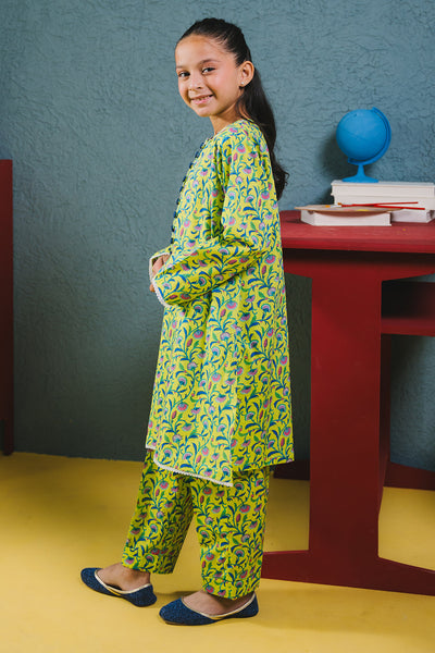 Zellbury Girls | 2 Piece Cambric | Kurta Trouser - 2679 -  Zellbury Girls Essential Pret - Original Designer Dress - House of Maryam