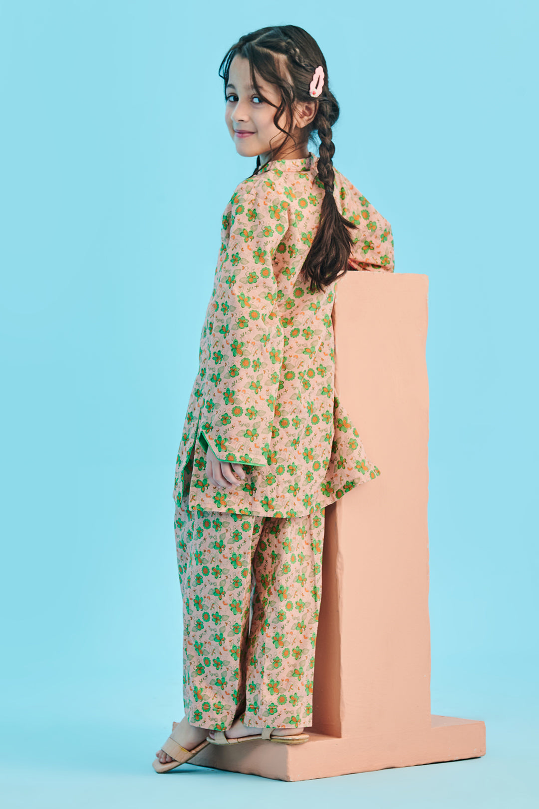 Zellbury Girls | 2 Piece Viscose | Kurta Trouser - 2702 -  Zellbury Girls Essential Pret - Original Designer Dress - House of Maryam