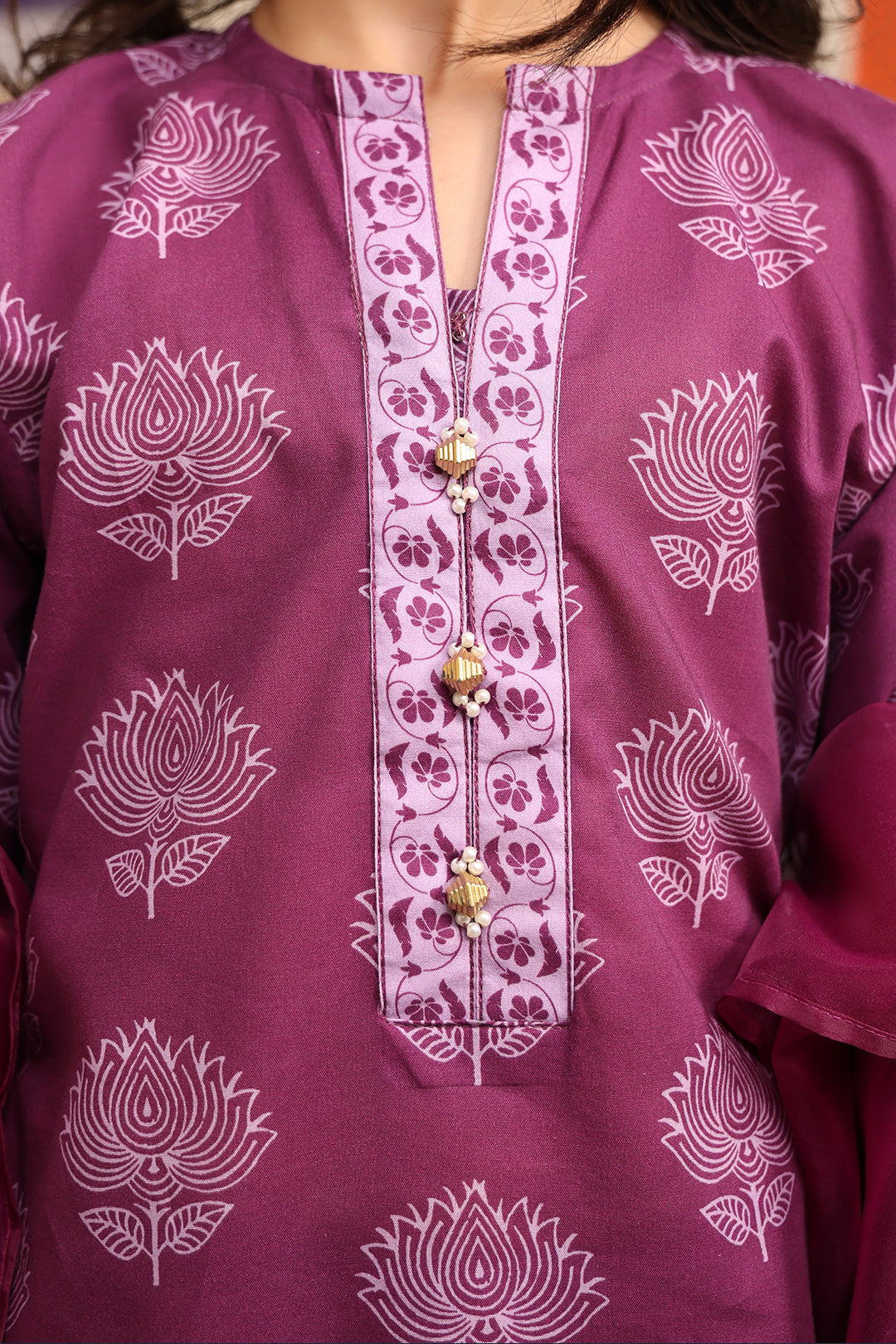 Zellbury Girls | 3 Piece Cambric | Embroidered Kurta Dupatta Trouser - 3664 -  Zellbury Girls Essential Pret - Original Designer Dress - House of Maryam