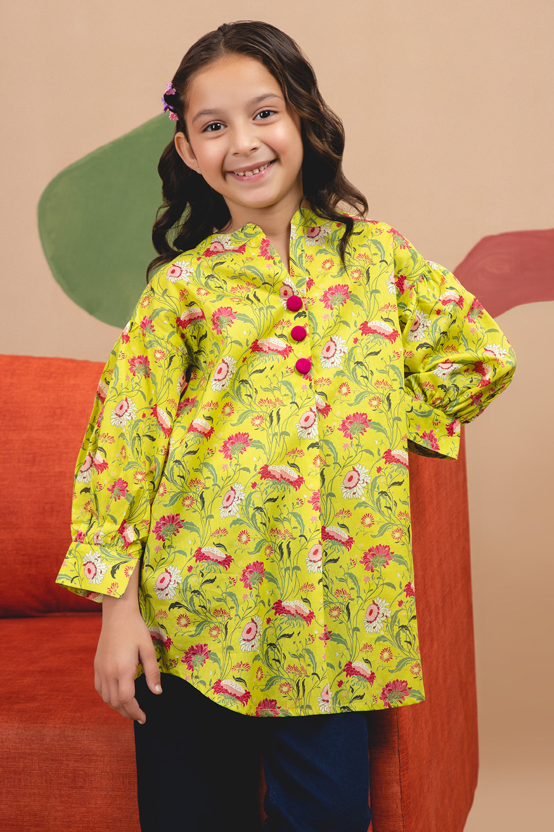Zellbury Girls | 1 Piece Lawn | Kurta - 1306 -  Zellbury Girls Essential Pret - Original Designer Dress - House of Maryam