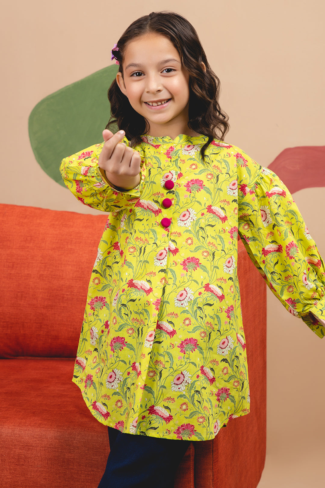Zellbury Girls | 1 Piece Lawn | Kurta - 1306 -  Zellbury Girls Essential Pret - Original Designer Dress - House of Maryam