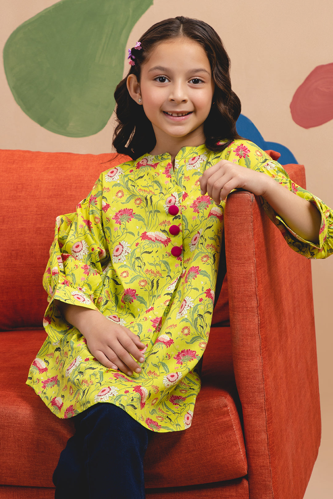 Zellbury Girls | 1 Piece Lawn | Kurta - 1306 -  Zellbury Girls Essential Pret - Original Designer Dress - House of Maryam