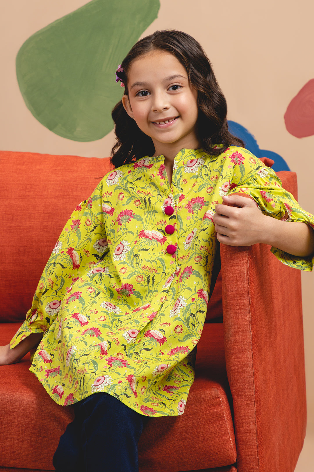Zellbury Girls | 1 Piece Lawn | Kurta - 1306 -  Zellbury Girls Essential Pret - Original Designer Dress - House of Maryam