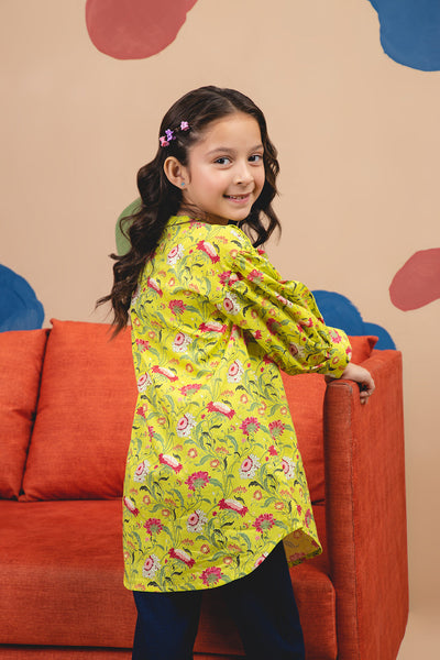 Zellbury Girls | 1 Piece Lawn | Kurta - 1306 -  Zellbury Girls Essential Pret - Original Designer Dress - House of Maryam