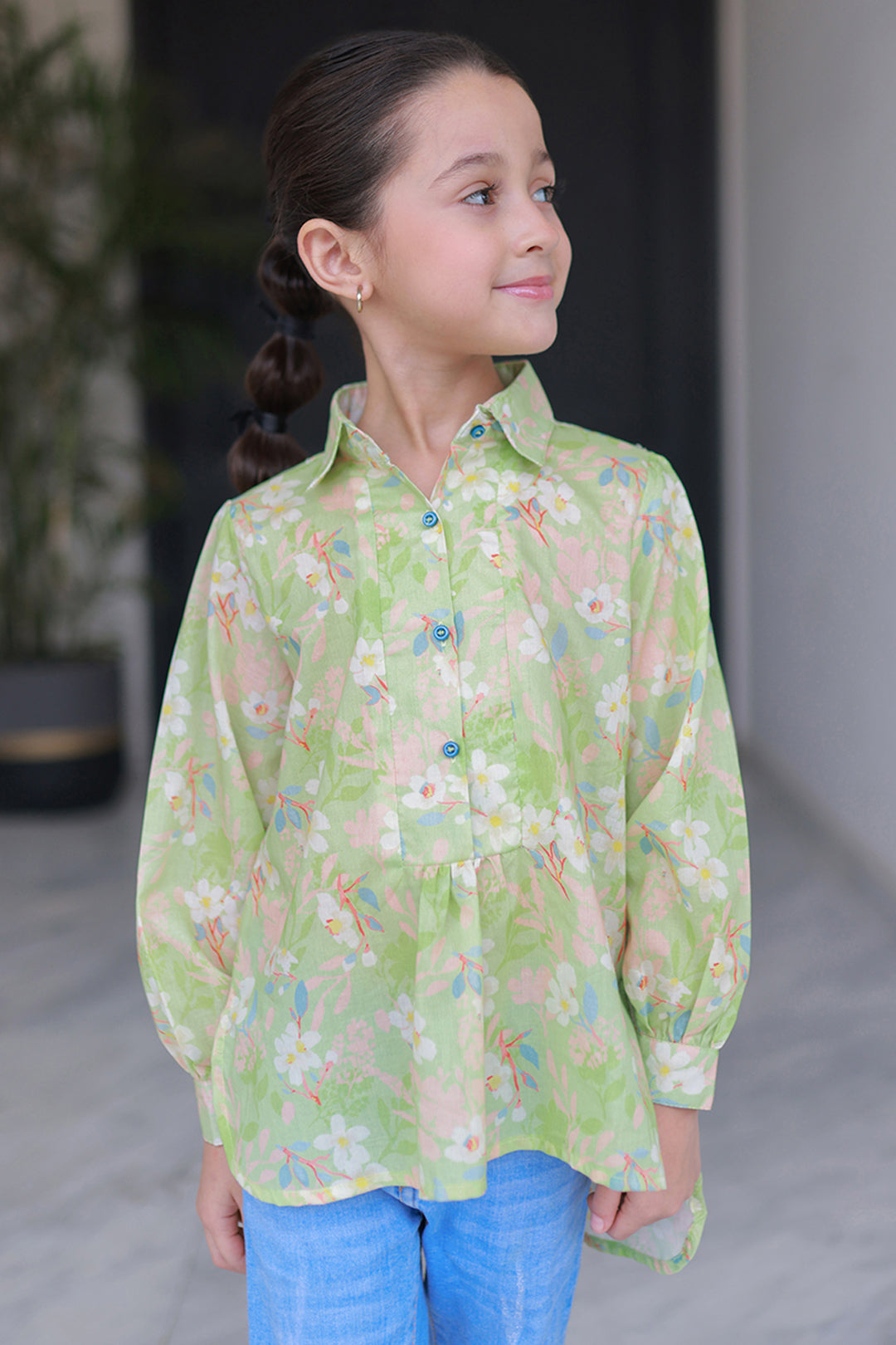 Zellbury Girls | 1 Piece Lawn | Kurta - 1310 -  Zellbury Girls Essential Pret - Original Designer Dress - House of Maryam