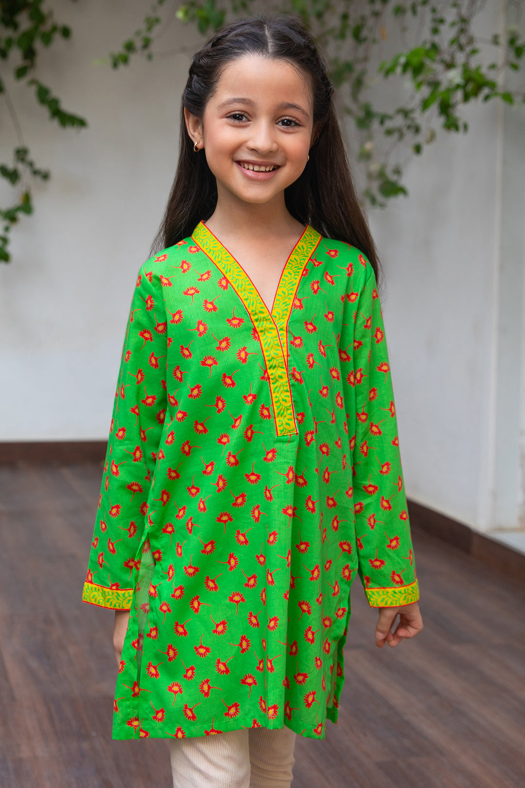 Zellbury Girls | 1 Piece Lawn | Kurta - 1336 -  Zellbury Girls Essential Pret - Original Designer Dress - House of Maryam