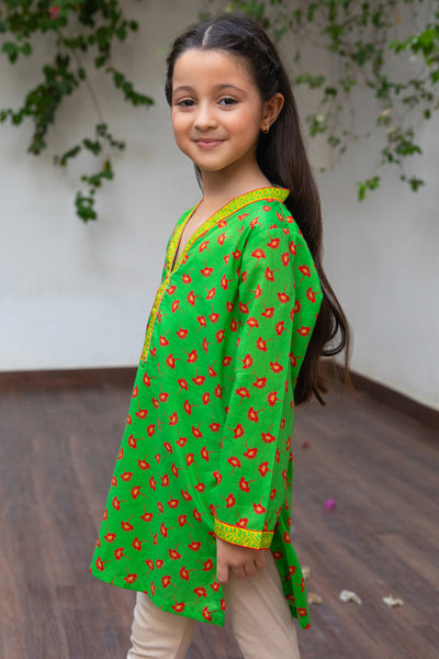 Zellbury Girls | 1 Piece Lawn | Kurta - 1336 -  Zellbury Girls Essential Pret - Original Designer Dress - House of Maryam