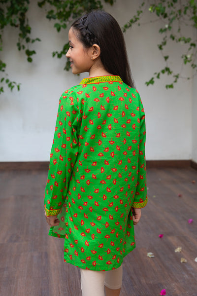 Zellbury Girls | 1 Piece Lawn | Kurta - 1336 -  Zellbury Girls Essential Pret - Original Designer Dress - House of Maryam