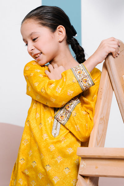 Zellbury Girls | 1 Piece Lawn | Kurta - 1339 -  Zellbury Girls Essential Pret - Original Designer Dress - House of Maryam
