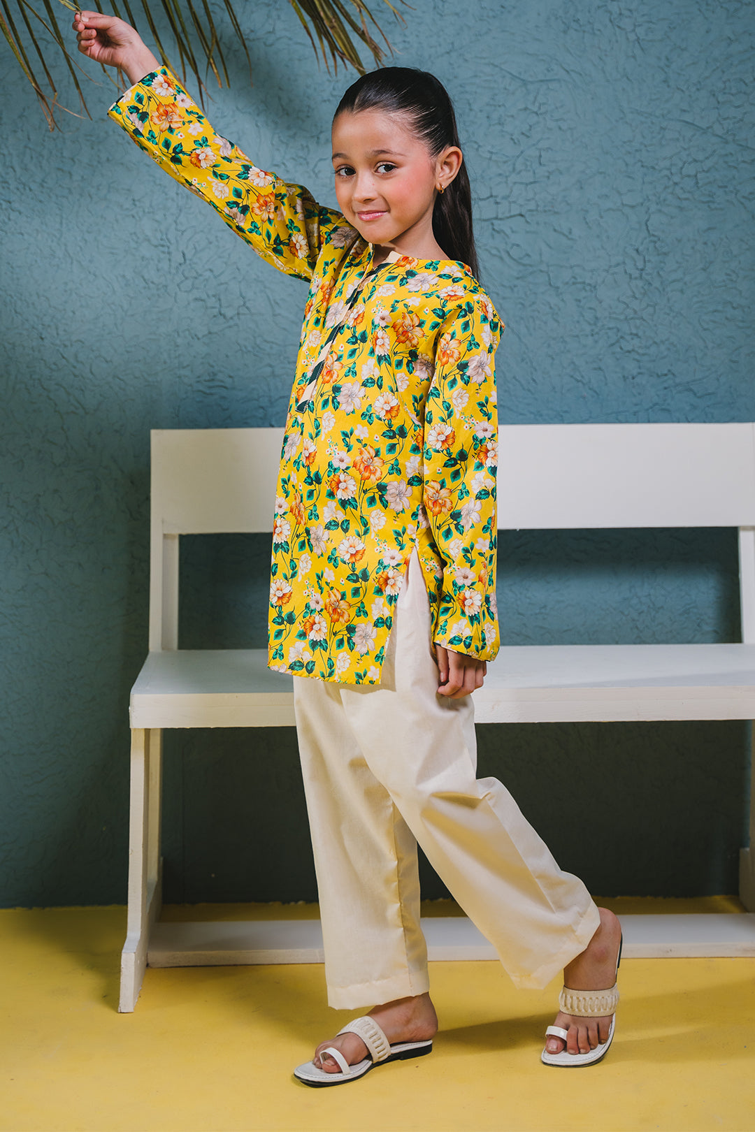 Zellbury Girls | 1 Piece Lawn | Kurta - 1384 -  Zellbury Girls Essential Pret - Original Designer Dress - House of Maryam