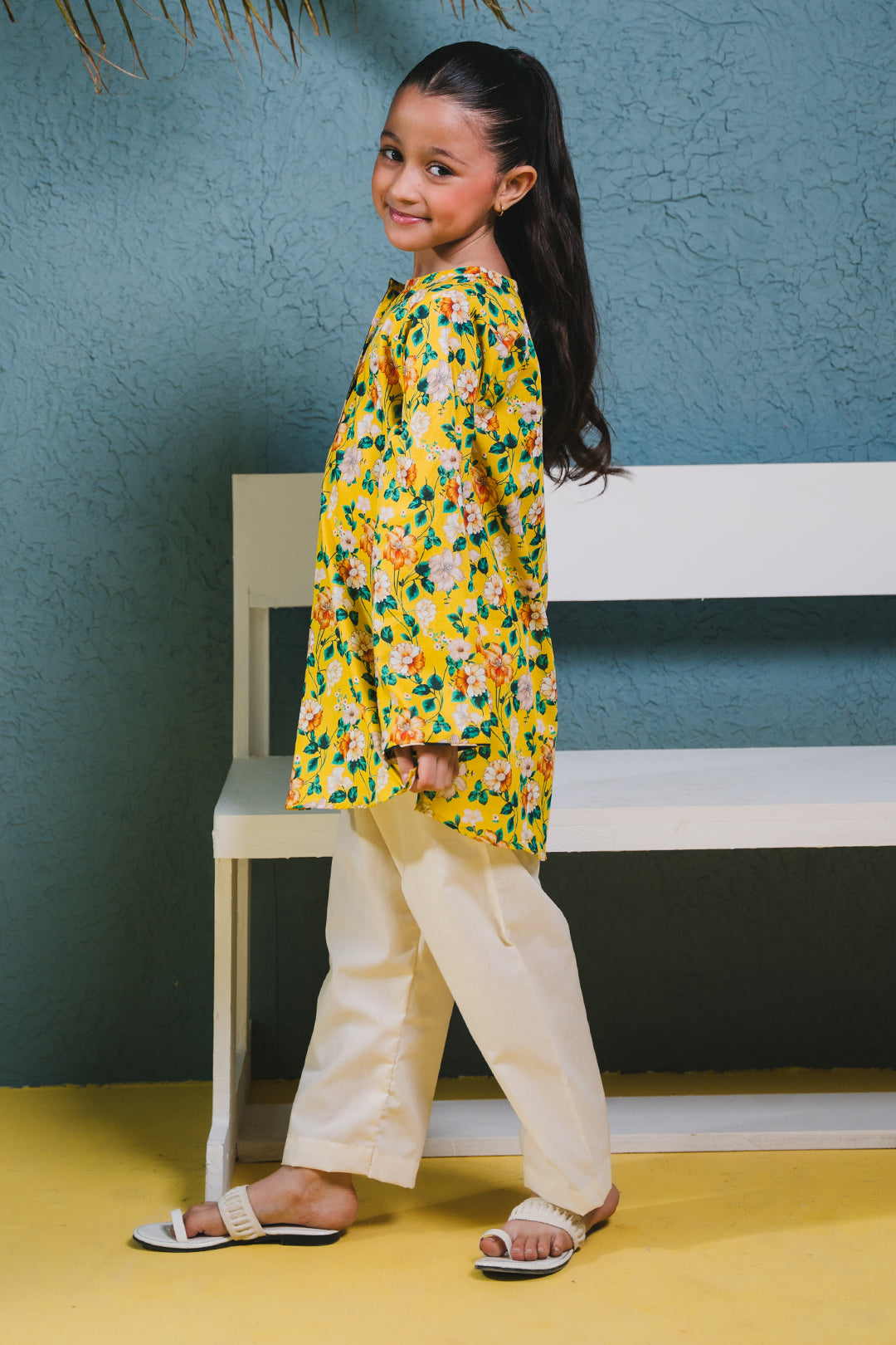 Zellbury Girls | 1 Piece Lawn | Kurta - 1384 -  Zellbury Girls Essential Pret - Original Designer Dress - House of Maryam