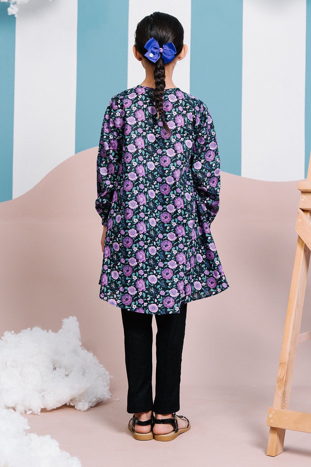 Zellbury Girls | 1 Piece Lawn | Kurta - 1386 -  Zellbury Girls Essential Pret - Original Designer Dress - House of Maryam