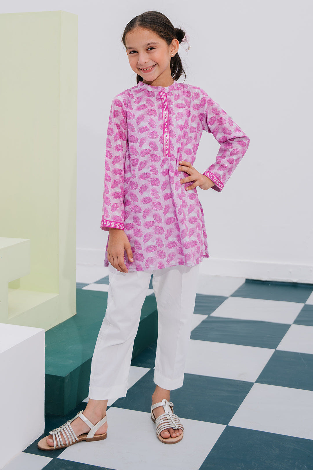 Zellbury Girls | 1 Piece Lawn | Kurta - 1388 -  Zellbury Girls Essential Pret - Original Designer Dress - House of Maryam