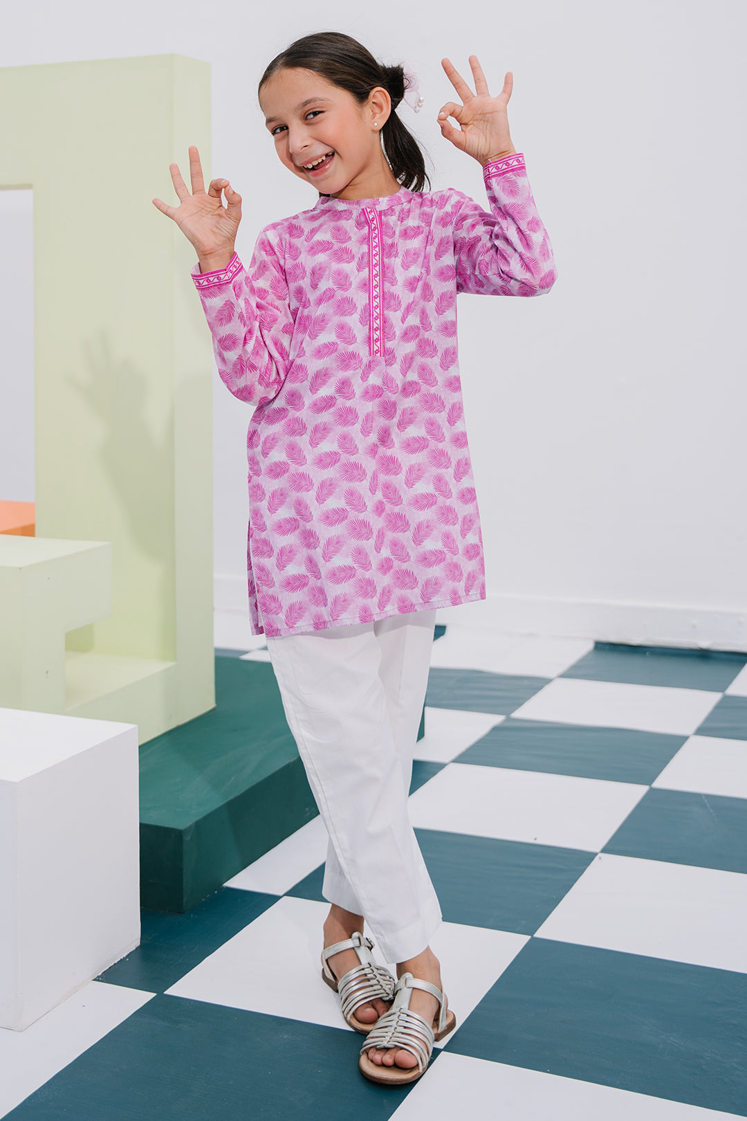 Zellbury Girls | 1 Piece Lawn | Kurta - 1388 -  Zellbury Girls Essential Pret - Original Designer Dress - House of Maryam