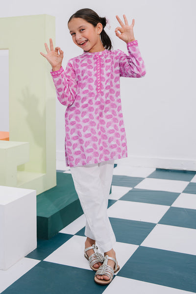 Zellbury Girls | 1 Piece Lawn | Kurta - 1388 -  Zellbury Girls Essential Pret - Original Designer Dress - House of Maryam