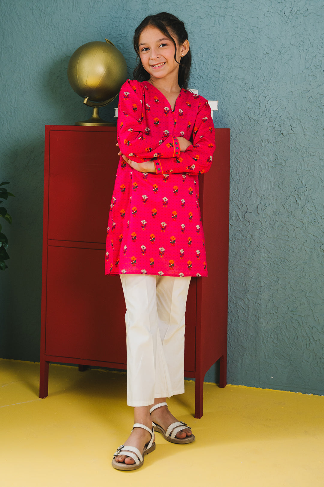 Zellbury Girls | 1 Piece Lawn | Kurta - 1389 -  Zellbury Girls Essential Pret - Original Designer Dress - House of Maryam