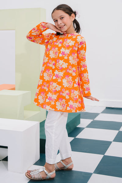 Zellbury Girls | 1 Piece Lawn | Embroidered Kurta - 1403 -  Zellbury Girls Essential Pret - Original Designer Dress - House of Maryam