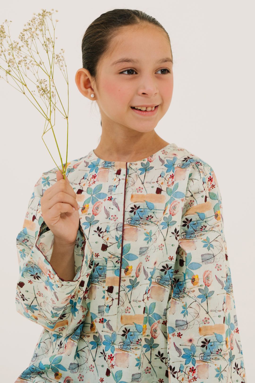Zellbury Girls | 1 Piece Lawn | Kurta - 1436 -  Zellbury Girls Essential Pret - Original Designer Dress - House of Maryam